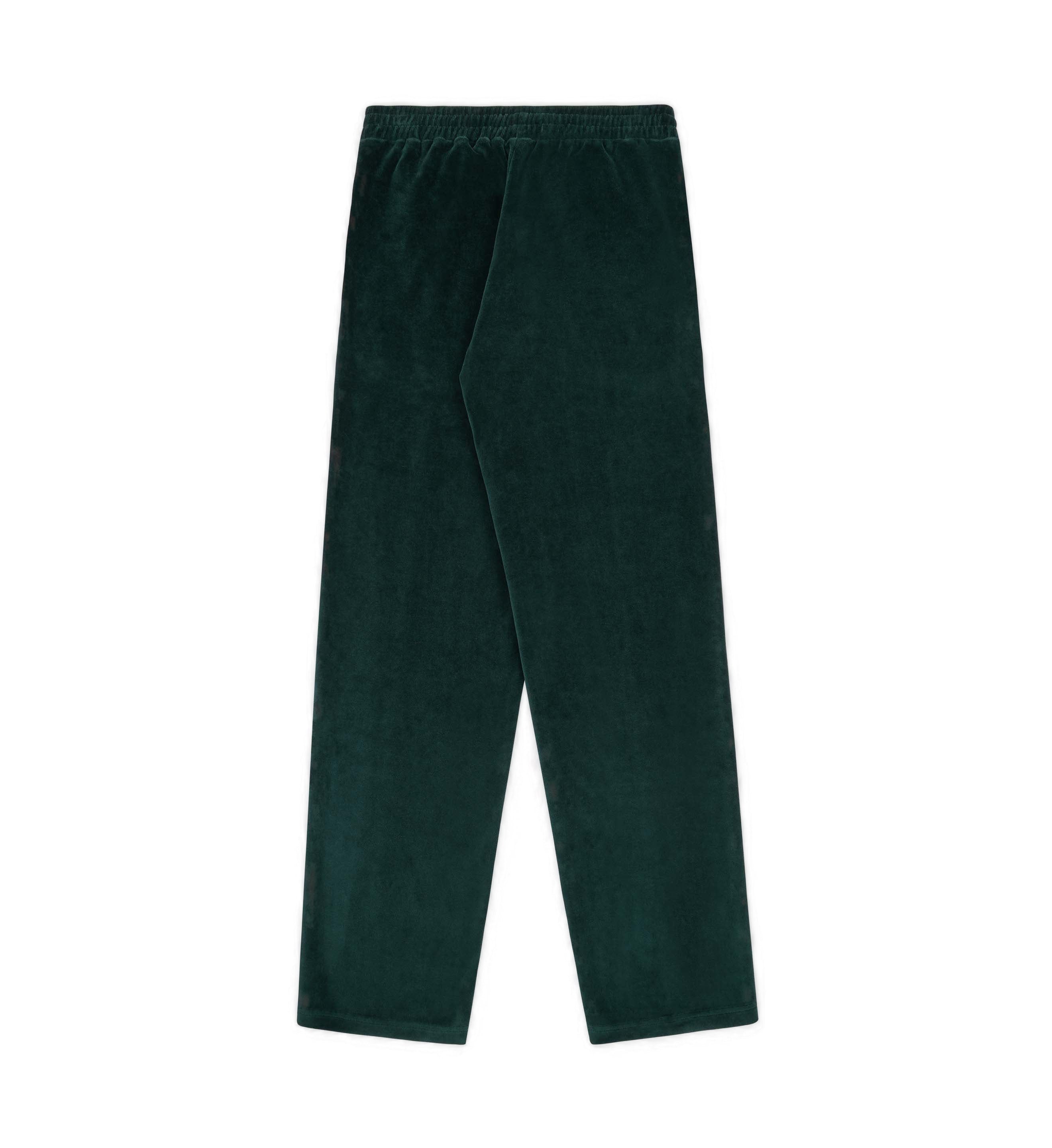 Oetker Collection Boutique Sporty & Rich x Le Bristol Green Velour Trousers