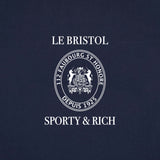 Oetker Collection Boutique Sporty & Rich x Le Bristol Marine Zipped Polo