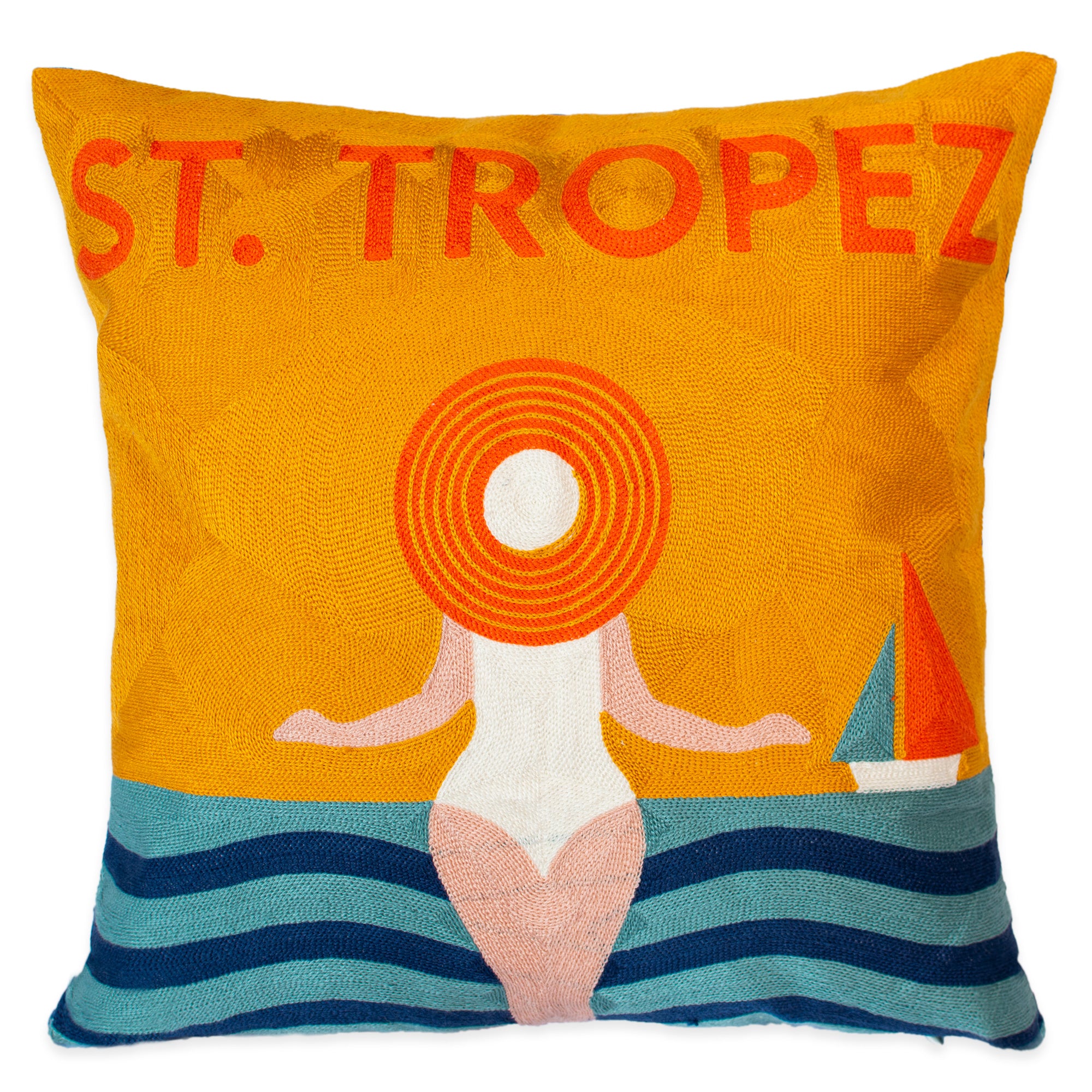 St. Tropez Needlepoint Cushion