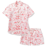 Petite Plume Men Silk Short Set