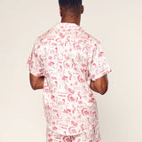 Petite Plume Men Silk Short Set