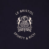 Bristol Crest Knitted Sweater Navy