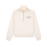 Faubourg Quarter Zip Hoodie Cream
