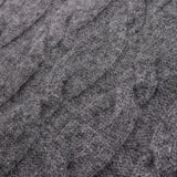 Faubourg Cable-Knit Cashmere Zip Hoodie Grey