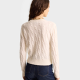Faubourg Cable-Knit Cashmere Sweater