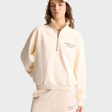Faubourg Quarter Zip Hoodie Cream