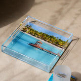 Jumby Bay Marble Coaster