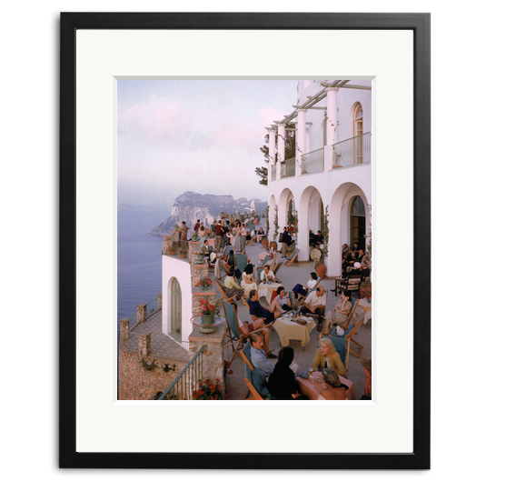 Sonic Editions Poster Capri Cafe Exclusive Print Oetker Collection Boutique Art Home and Accessories 