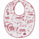 Petite Plume x Eden Rock - Baby Bib Reverie Toie de Jouy