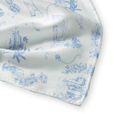 Petite Plume x Eden Rock Blue Reverie Silk Scarf