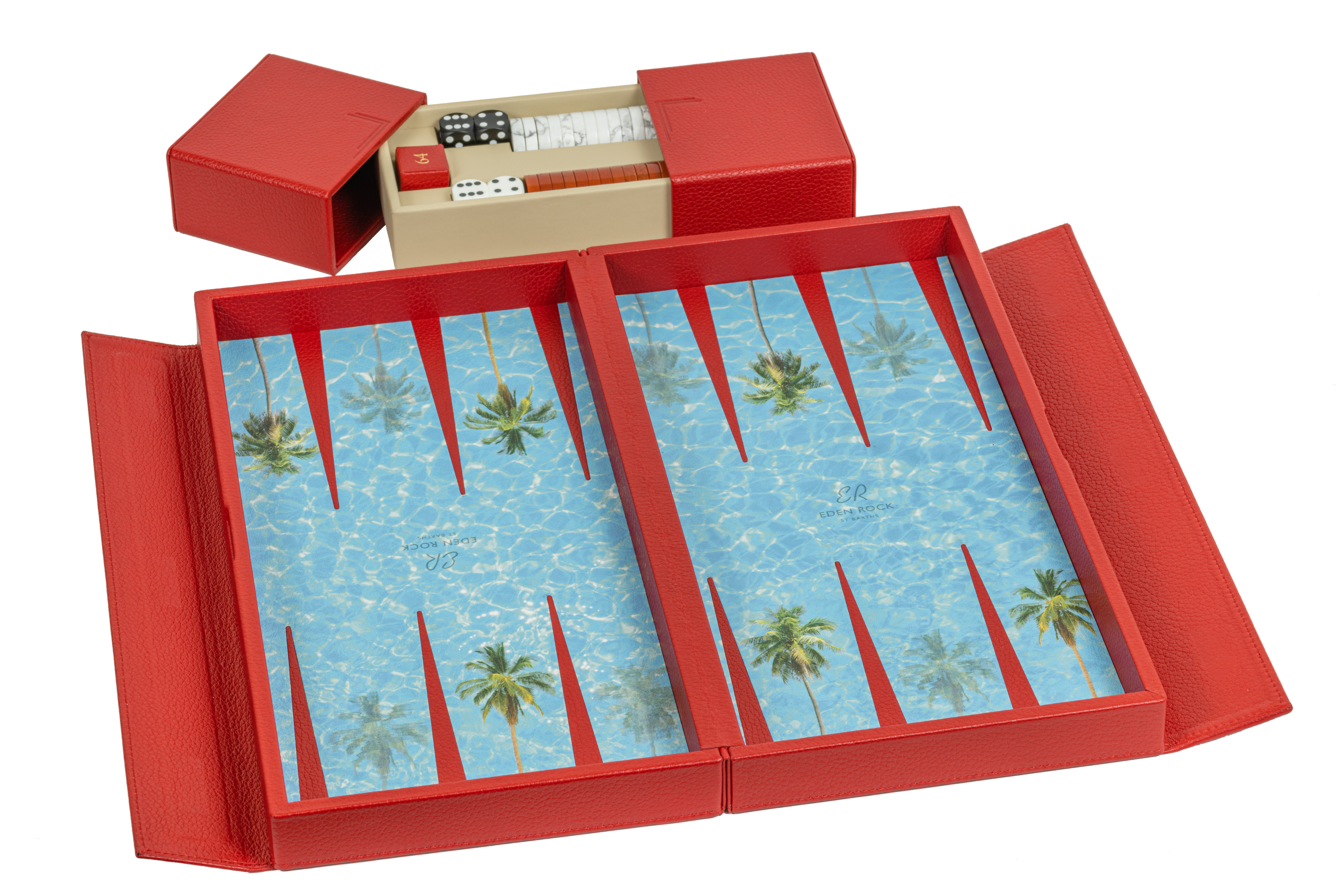 Alexandra Llewellyn Eden Rock - St Barths Exclusive Edition Travel Backgammon Board - Oetker Collection Hotels Boutique