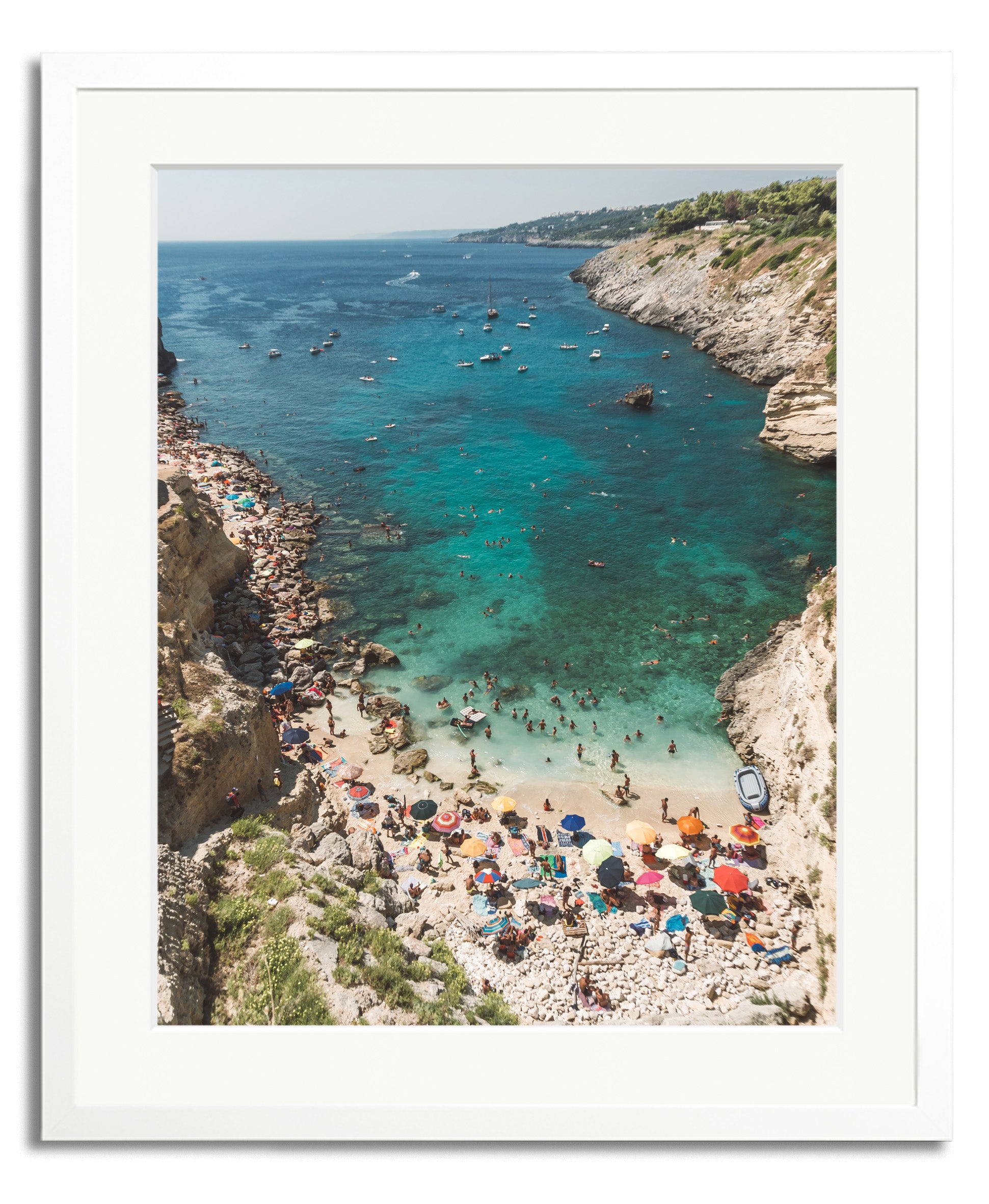 Sonic Editions Poster Summer in Porto Miggiano Exclusive Print Poster Oetker Collection Boutique Art Home and Accessories Luxury Travel Destination