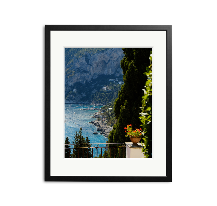 Sonic Editions Poster Capri 2019 Exclusive Print Poster Oetker Collection Boutique Art Home and Accessories Luxury Travel Destination