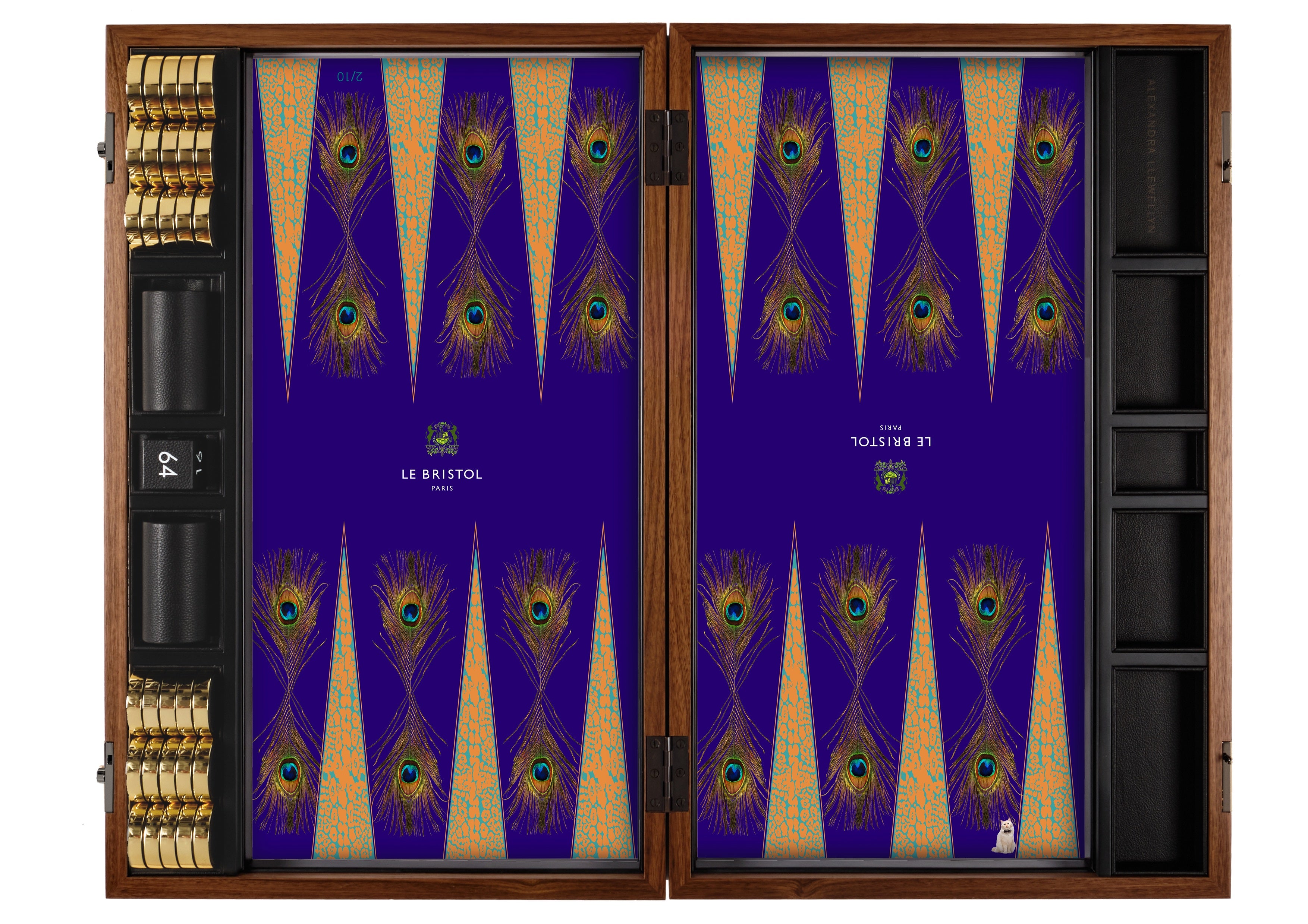 Alexandra Llewellyn Le Bristol Paris backgammon board - Oetker Collection Hotels Boutique