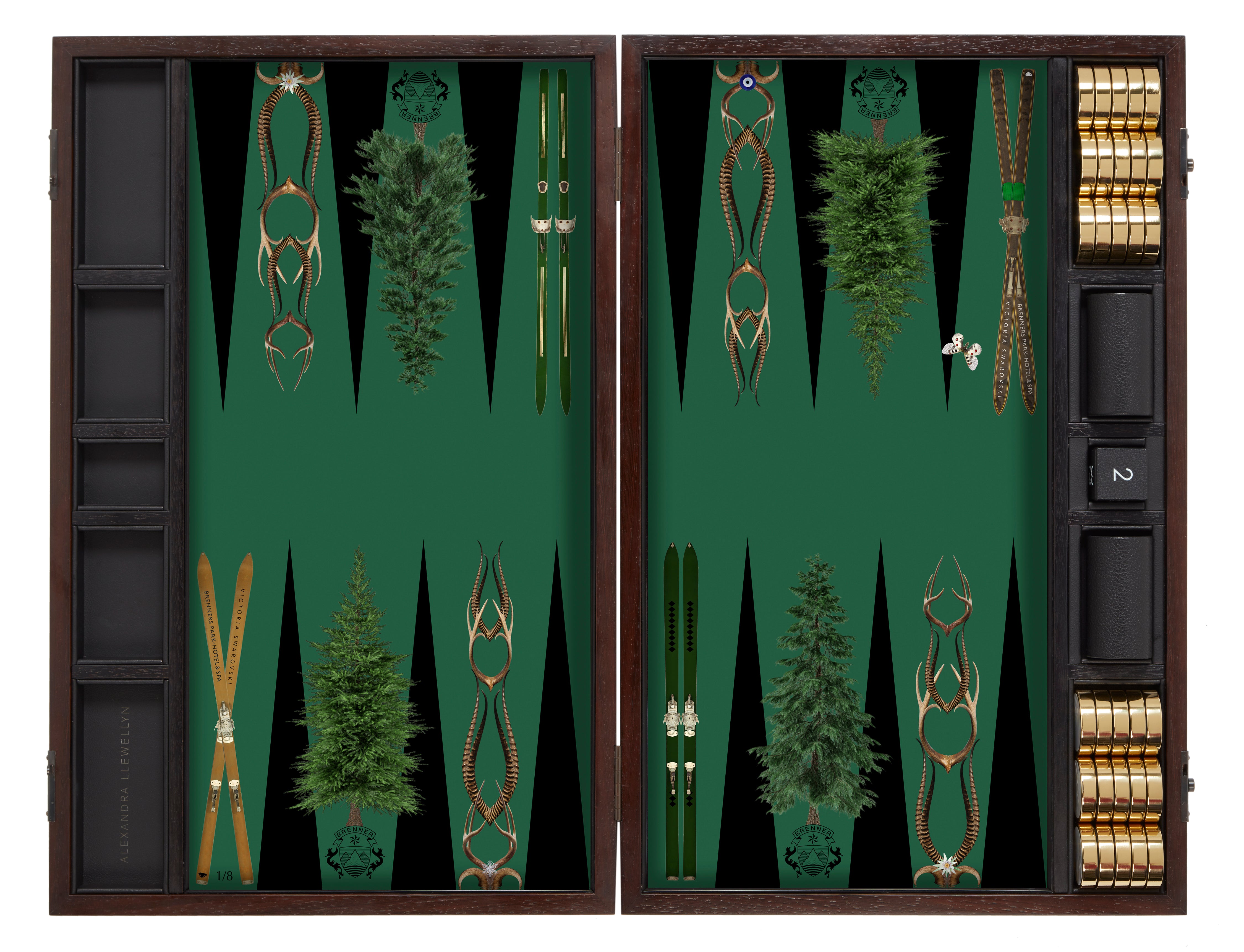 Alexandra Llewellyn Brenners Park Hotel & Spa Backgammon Board - Oetker Collection Hotels Boutique