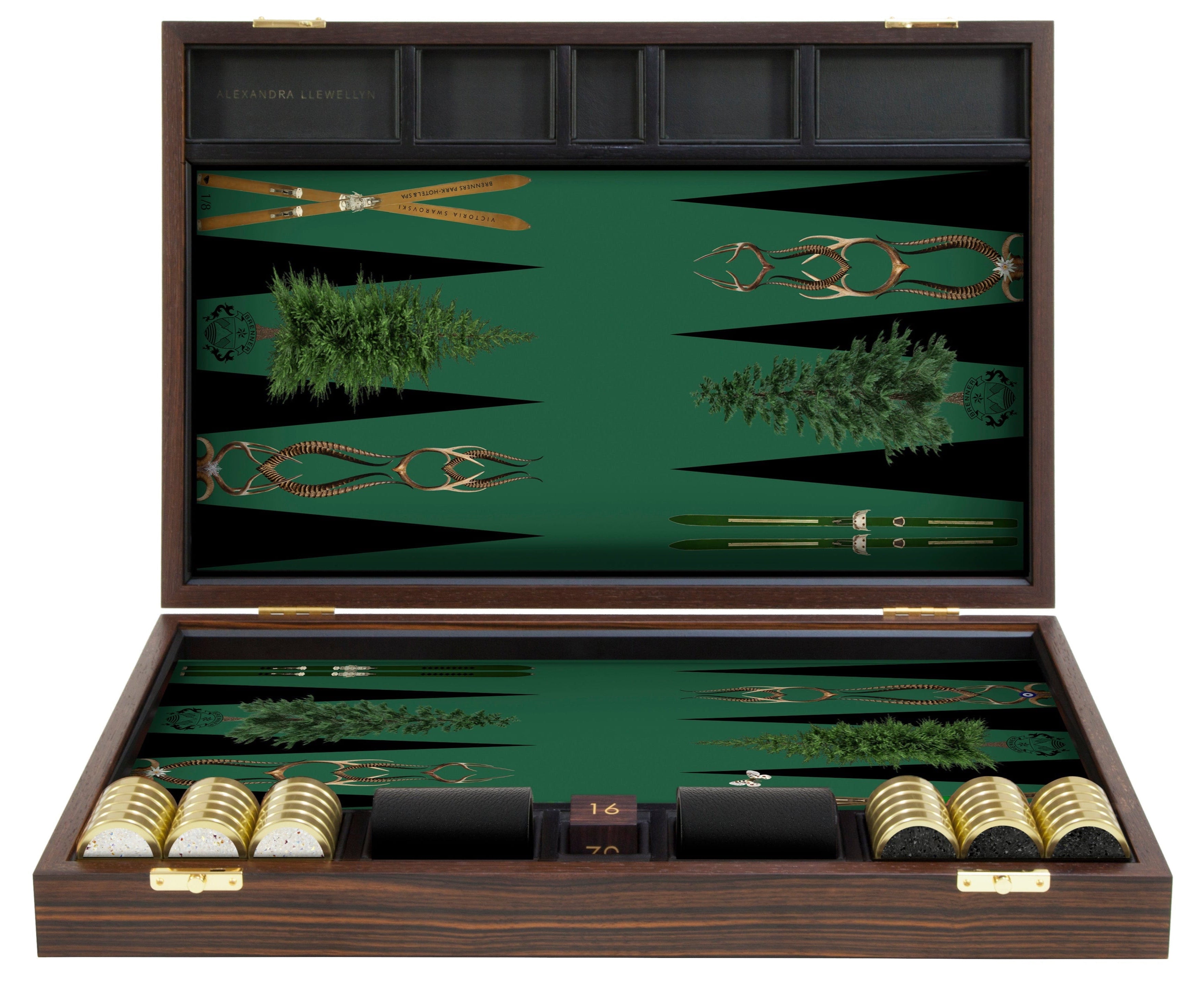 Alexandra Llewellyn Brenners Park Hotel & Spa Backgammon Board - Oetker Collection Hotels Boutique