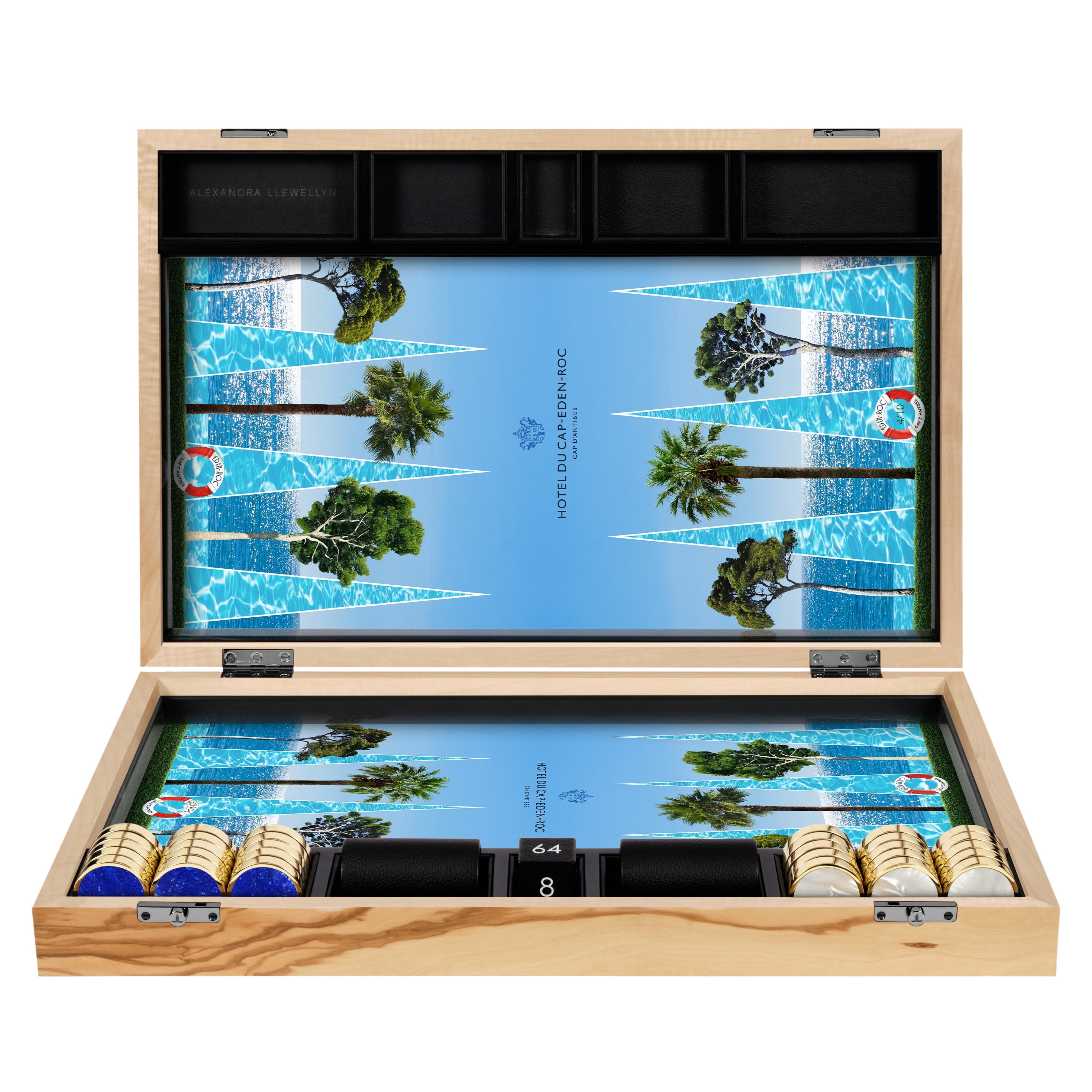 Hotel du Cap-Eden-Roc backgammon board - Oetker Collection Hotels Boutique