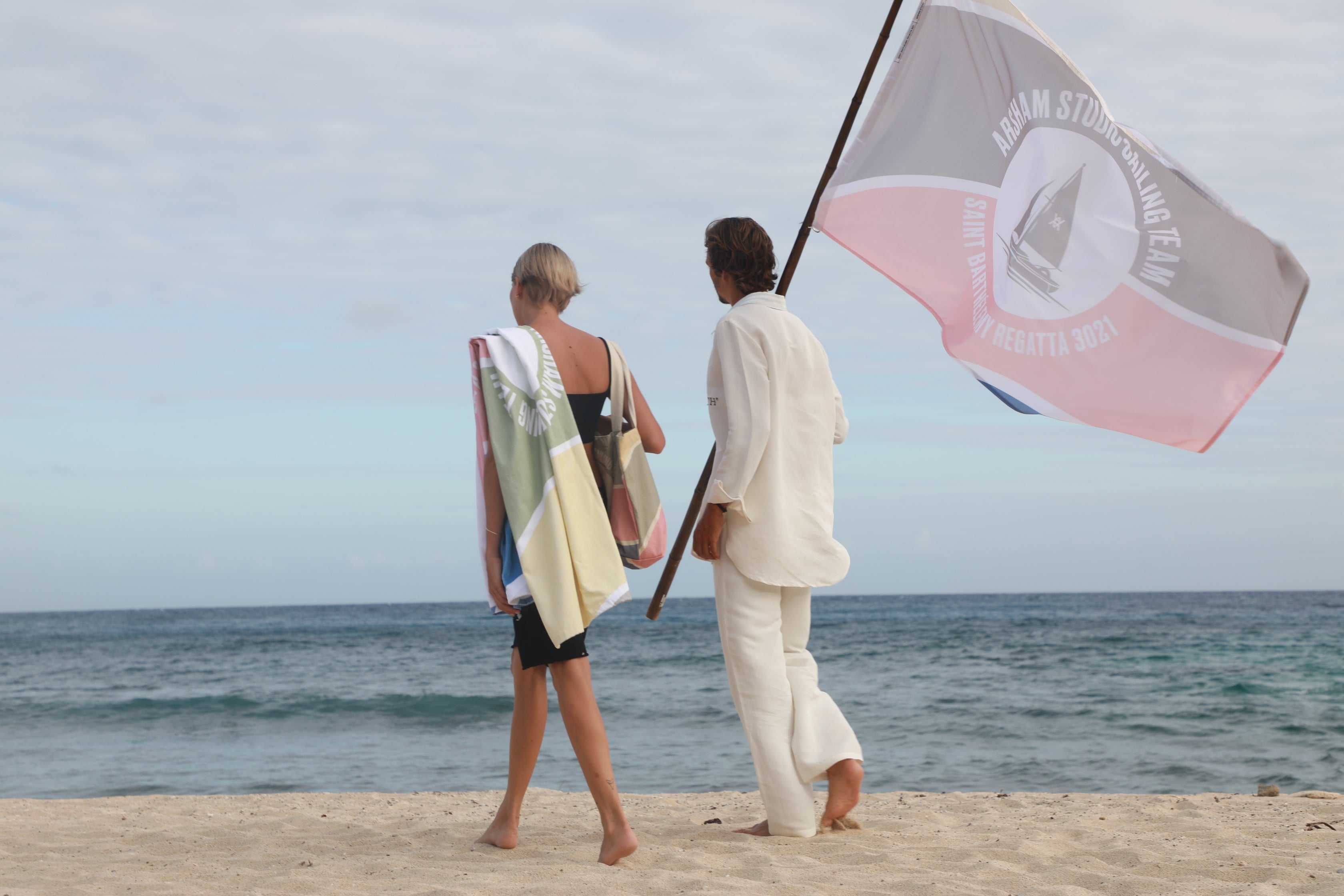 Arsham Studio x Utopia Sailing Team 3021 - St Barths Regatta Flag - Daniel Arsham for Oetker Collection Hotels Boutique